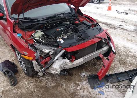 2017 Honda Civic Lx z USA, uszkodzony, nr VIN 2HGFC2F52HH519656